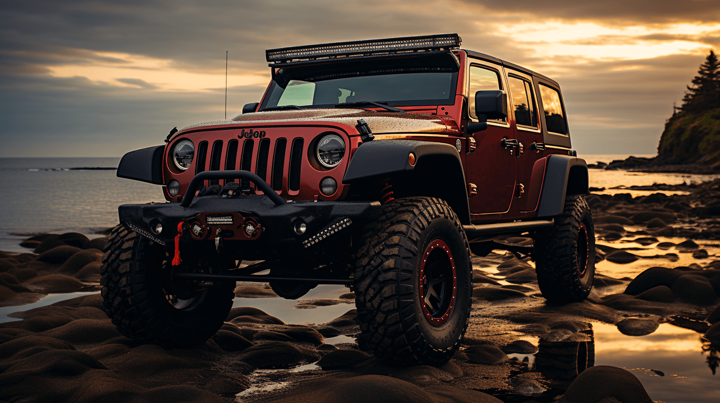 a-modified-red-thar-jeep-modal